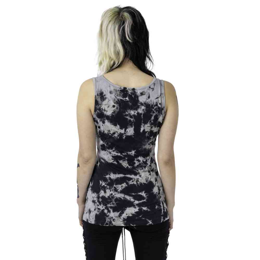 Innocent Lifestyle - SKYE Mouwloze top - Zwart/Grijs